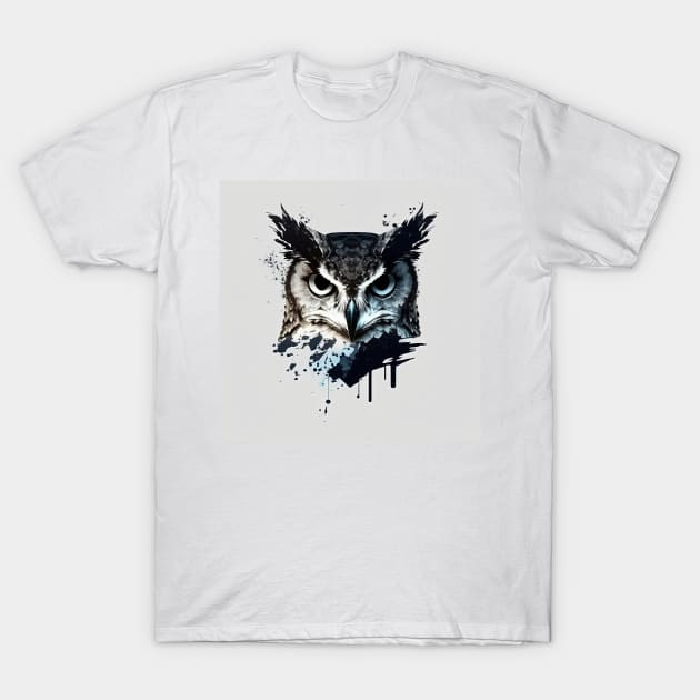 Don't mess with The Owl - Awesome Owl #10 T-Shirt by yewjin